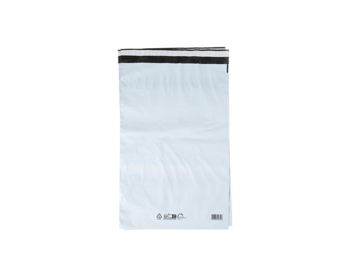 Forsendelsespose sort plast 40 x 60 cm